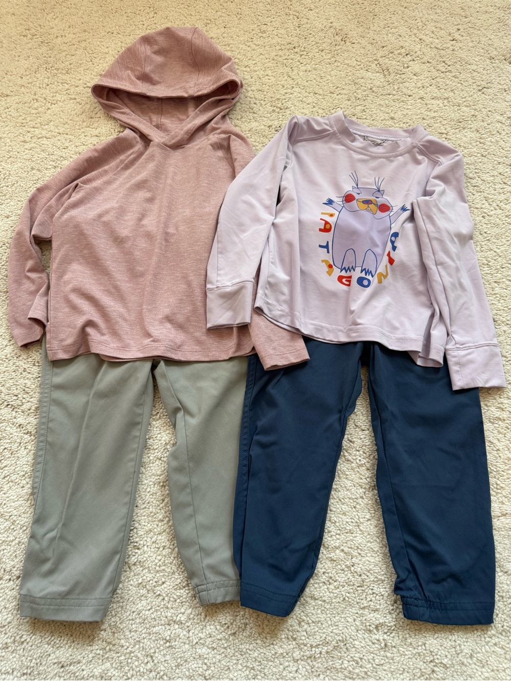 2T REI Co-op & Patagonia Kids 2 Tops 2 Bottoms